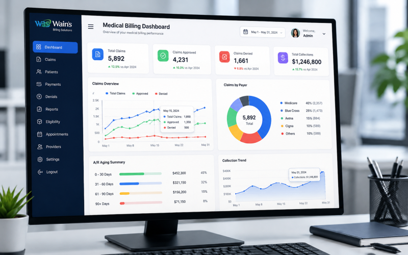 Medical Billing Dashboard